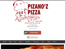 Tablet Screenshot of pizanozpizzabg.com